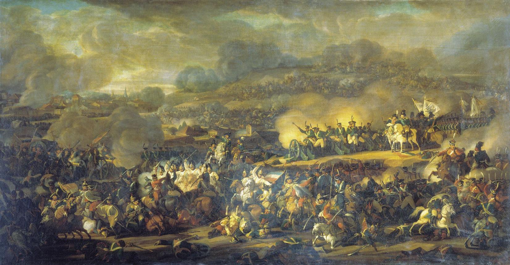 Vladimir Moshkov. Battle of Leipzig October 6, 1813. Painted in 1815. | 전투, 나폴레옹 전쟁, 러시아