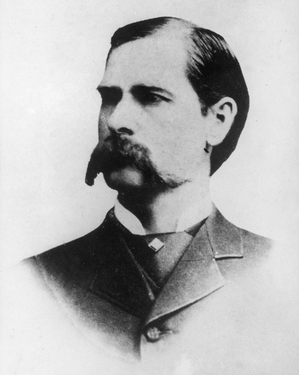 American lawman and gunfighter Wyatt Earp, late 1800s.