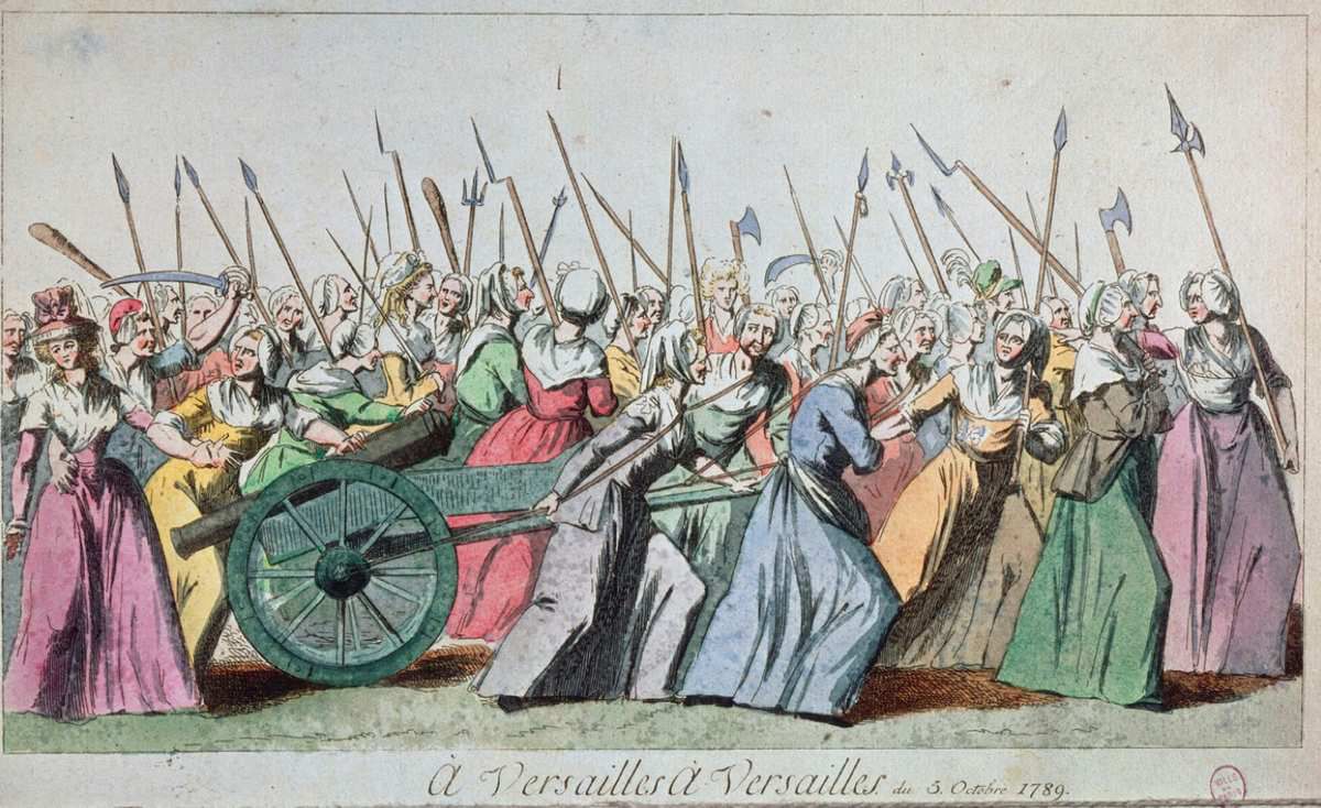 5 Octobre 1789 : Les Parisiennes Réclament du Pain - La Marche sur Versailles