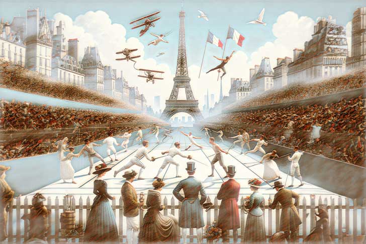 2 juillet 1900 : Ouverture à Paris des deuxièmes Jeux Olympiques modernes