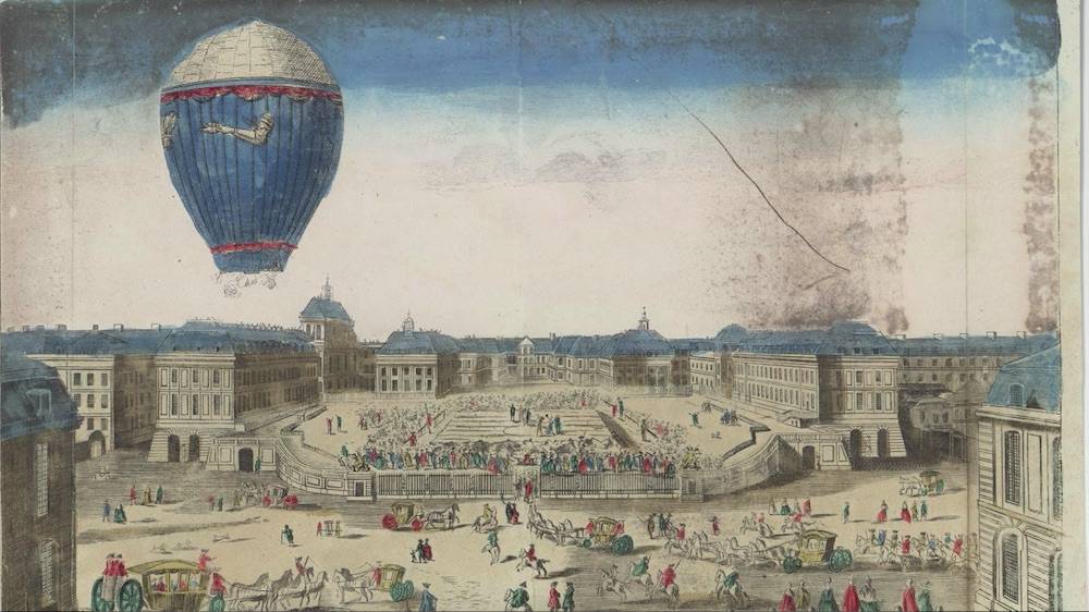 19 septembre 1783 : le vol historique du ballon à air chaud des frères Montgolfier à Versailles