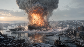Explosion d’Halifax : le navire français Mont-Blanc qui fit trembler le Canada en 1917