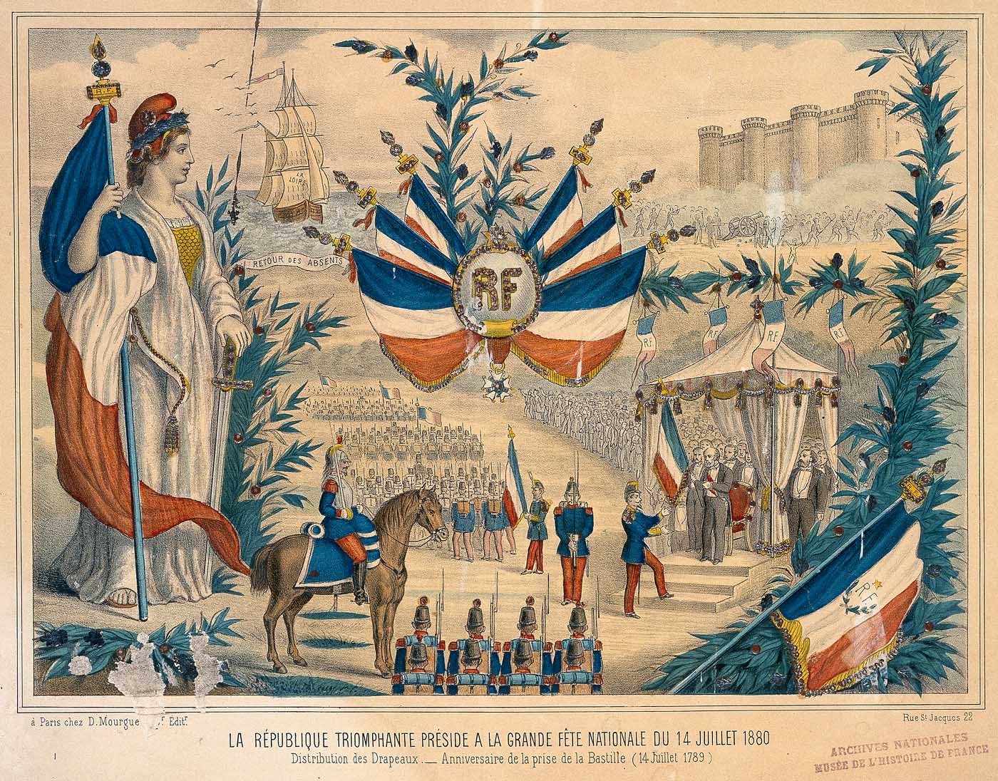 14 juillet 1880 : Le 14 juillet devient officiellement la Fête nationale française