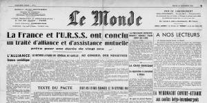 18 Décembre 1944 : Le Monde Publie Son Premier Numéro