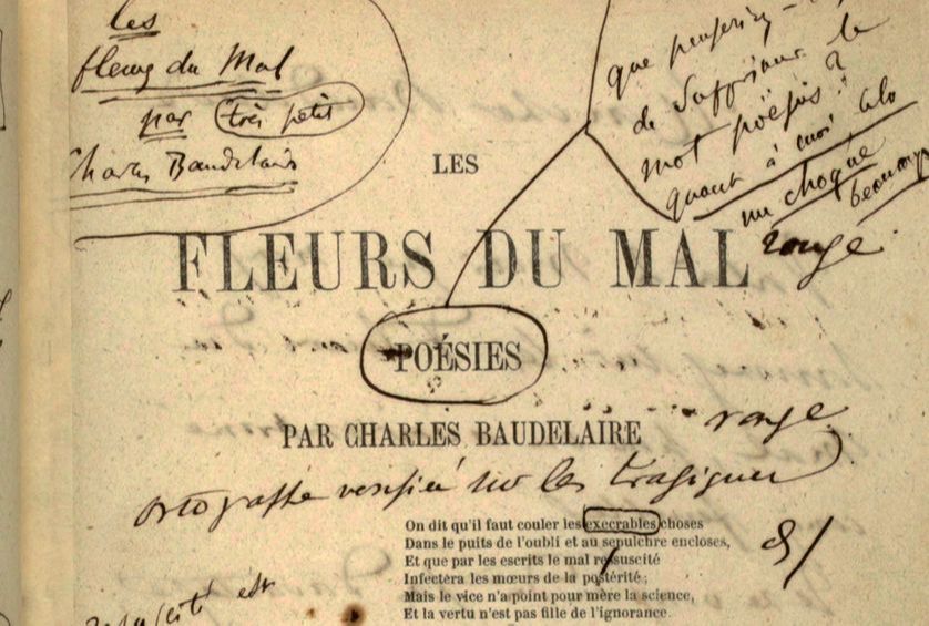 21 juin 1857 : la naissance littéraire sulfureuse des Fleurs du Mal de Baudelaire