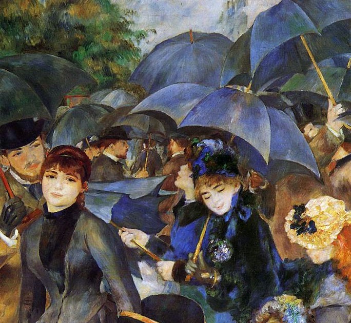 
"Les Parapluies" d'Auguste Renoir : Un Chef-d'Œuvre de l'Impressionnisme et de la Transition vers le Réalisme
